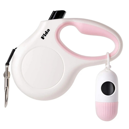 Retractable Pet Leash with Dispenser Bags