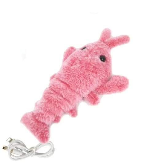 Jumping Shrimp Pet Toy