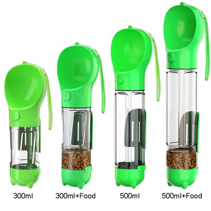 Portable Pet Water Bottle Food Feeder