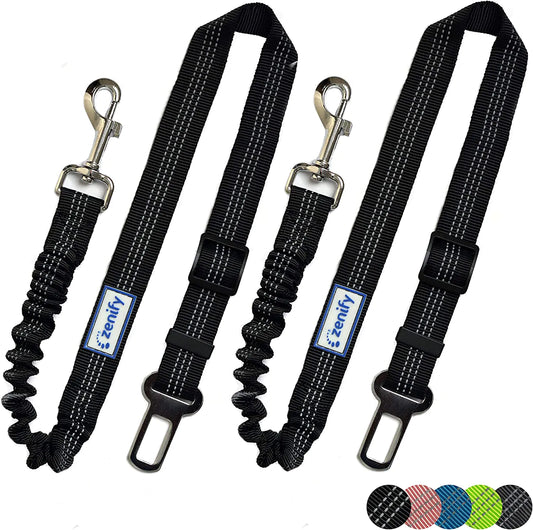 2 Pack Adjustable Car Pet Harness