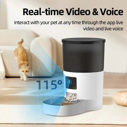 Automatic Pet Feeder With Camera