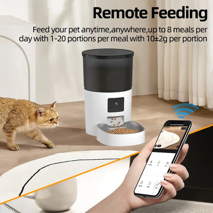 Automatic Pet Feeder With Camera