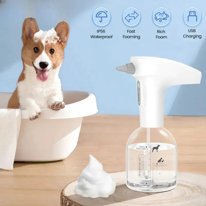 Pet Bathing Foam Dispenser Spray