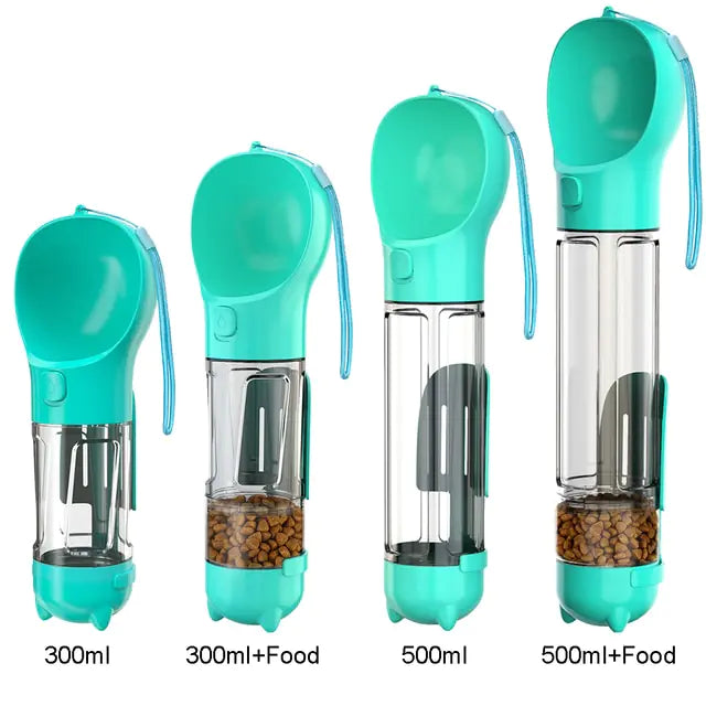 Portable Pet Water Bottle Food Feeder